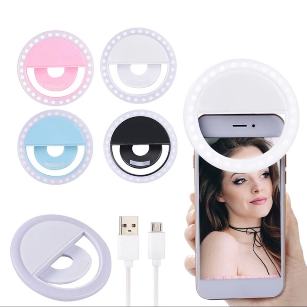 NEW Selfie Ring Light Rechargeable with LED lights